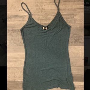 Green tank top